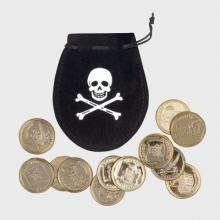 Piraten muntjes in buideltje