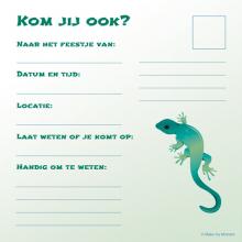 Dieren Jungle uitnodigingen