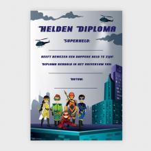 Superhelden Diploma