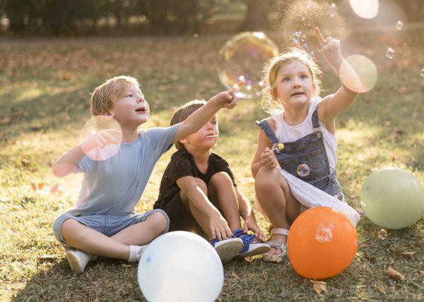 Kinderfeestje buiten